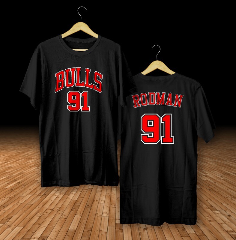 Rodman bulls t-shirt