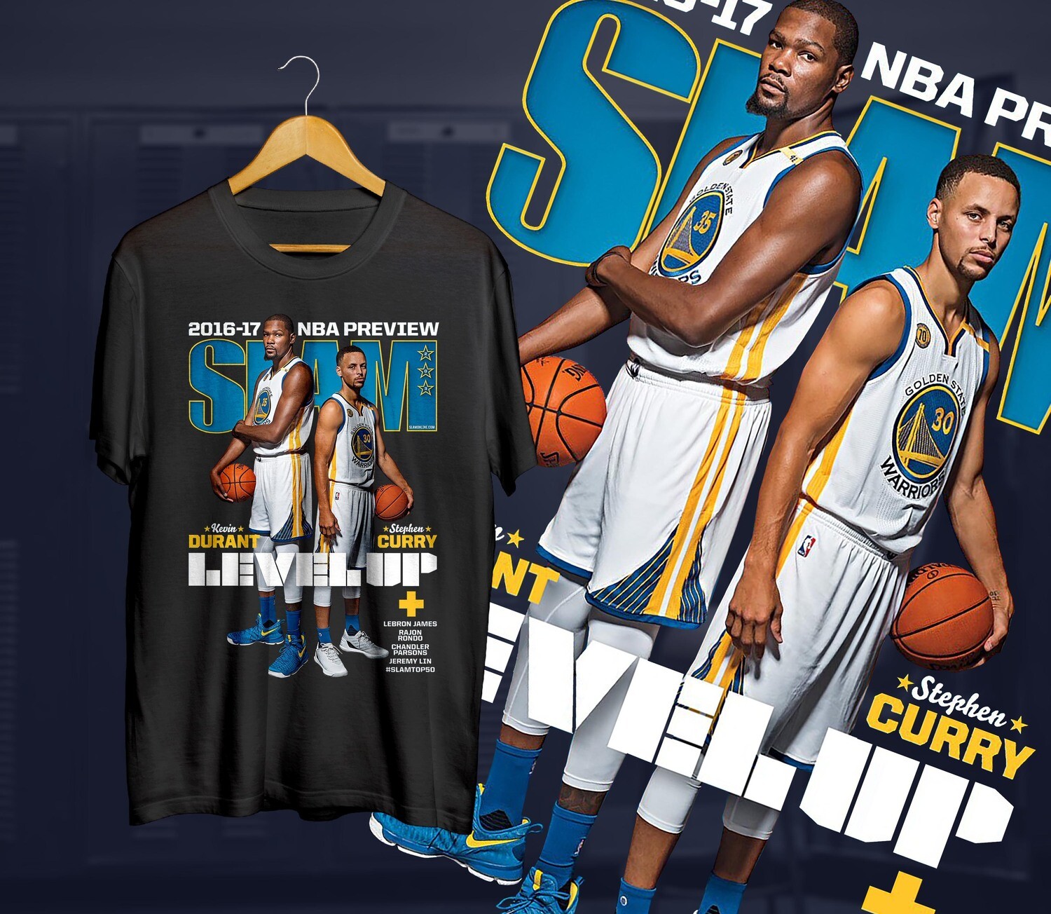 Curry - Durant Slam t-shirt