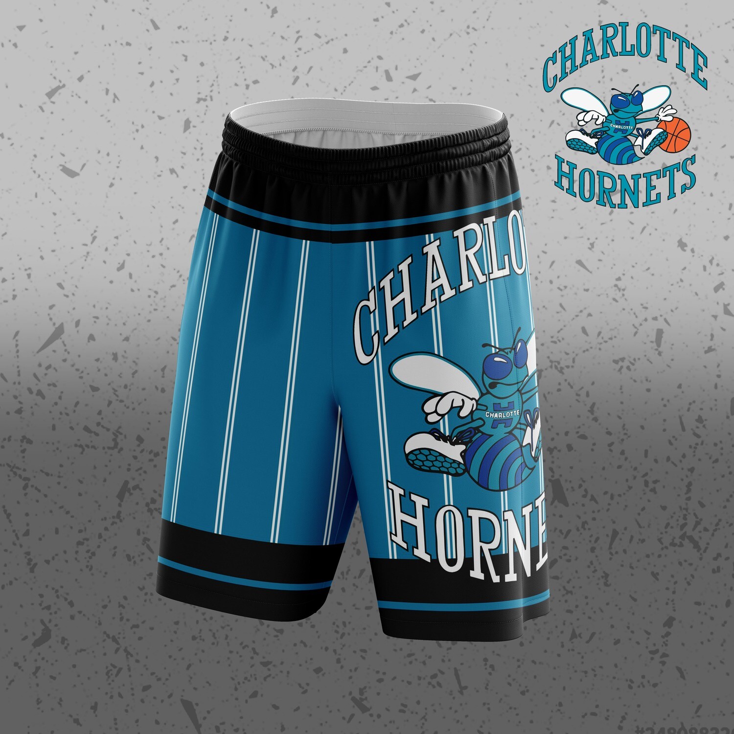 Hornets   Big Logo Shorts