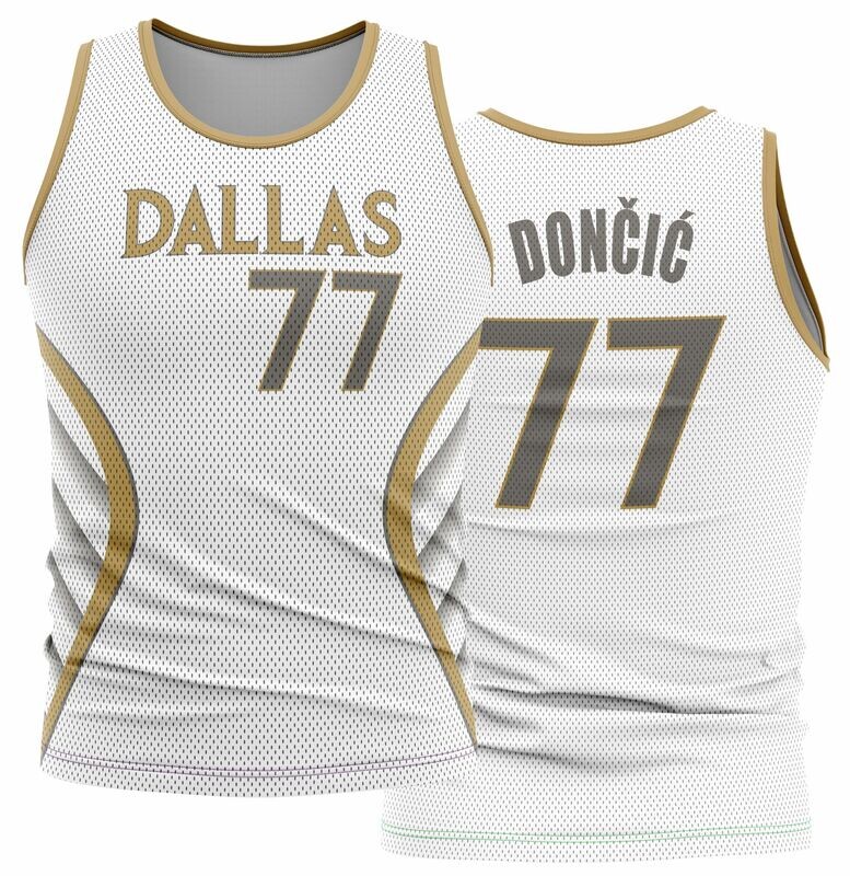 Doncic  White  Jersey