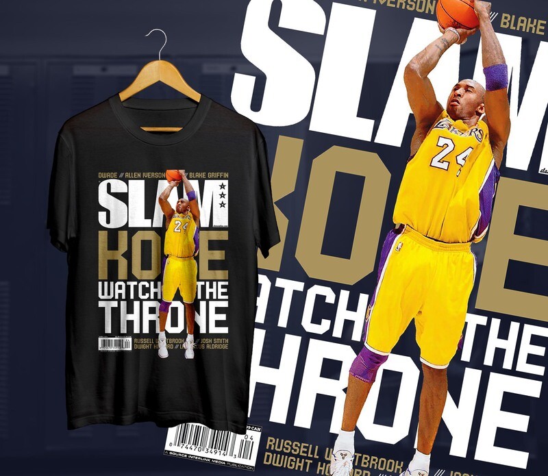 Kobe the throne  Slam t-shirt