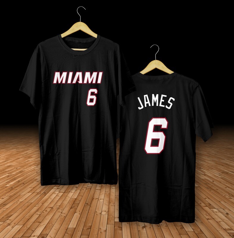 Bron miami black t-shirt