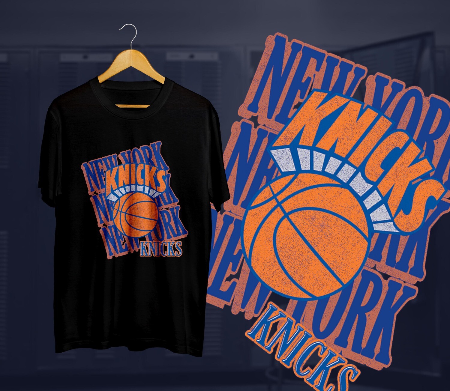 Knicks Lettering  t-shirts