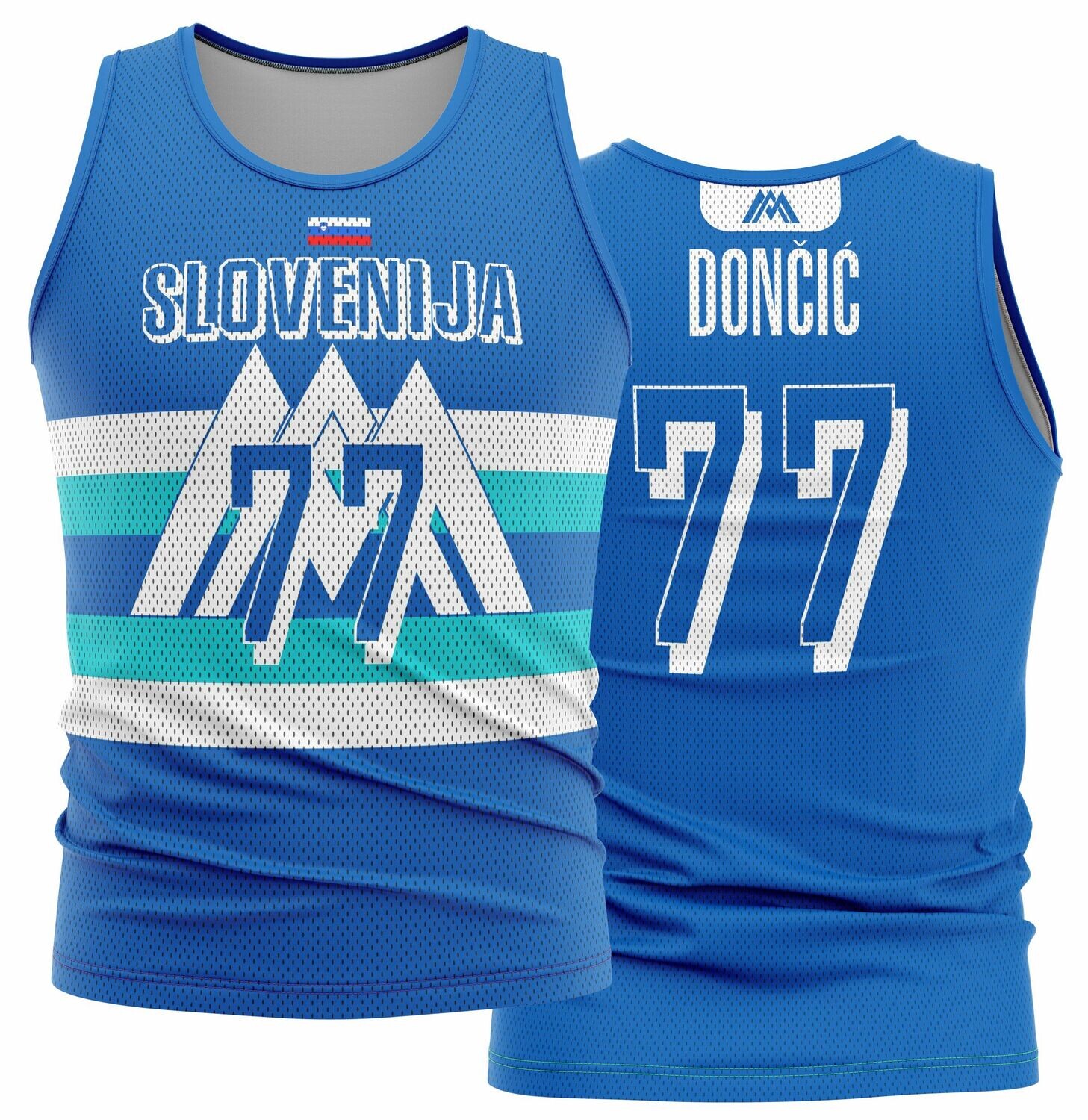 Doncic Slovenia Blue Shirt