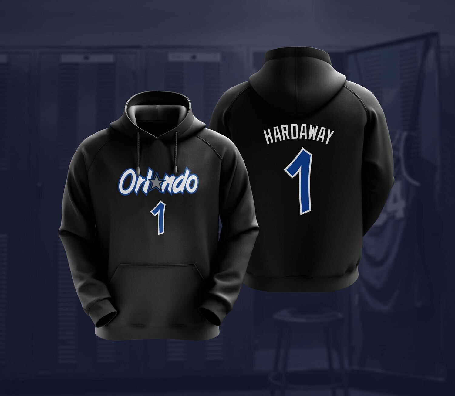 Hardaway orlando black  hoodie