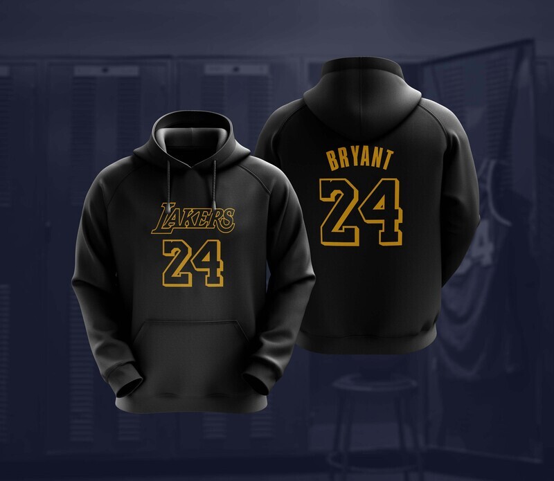 Bryant 24 black hoodie