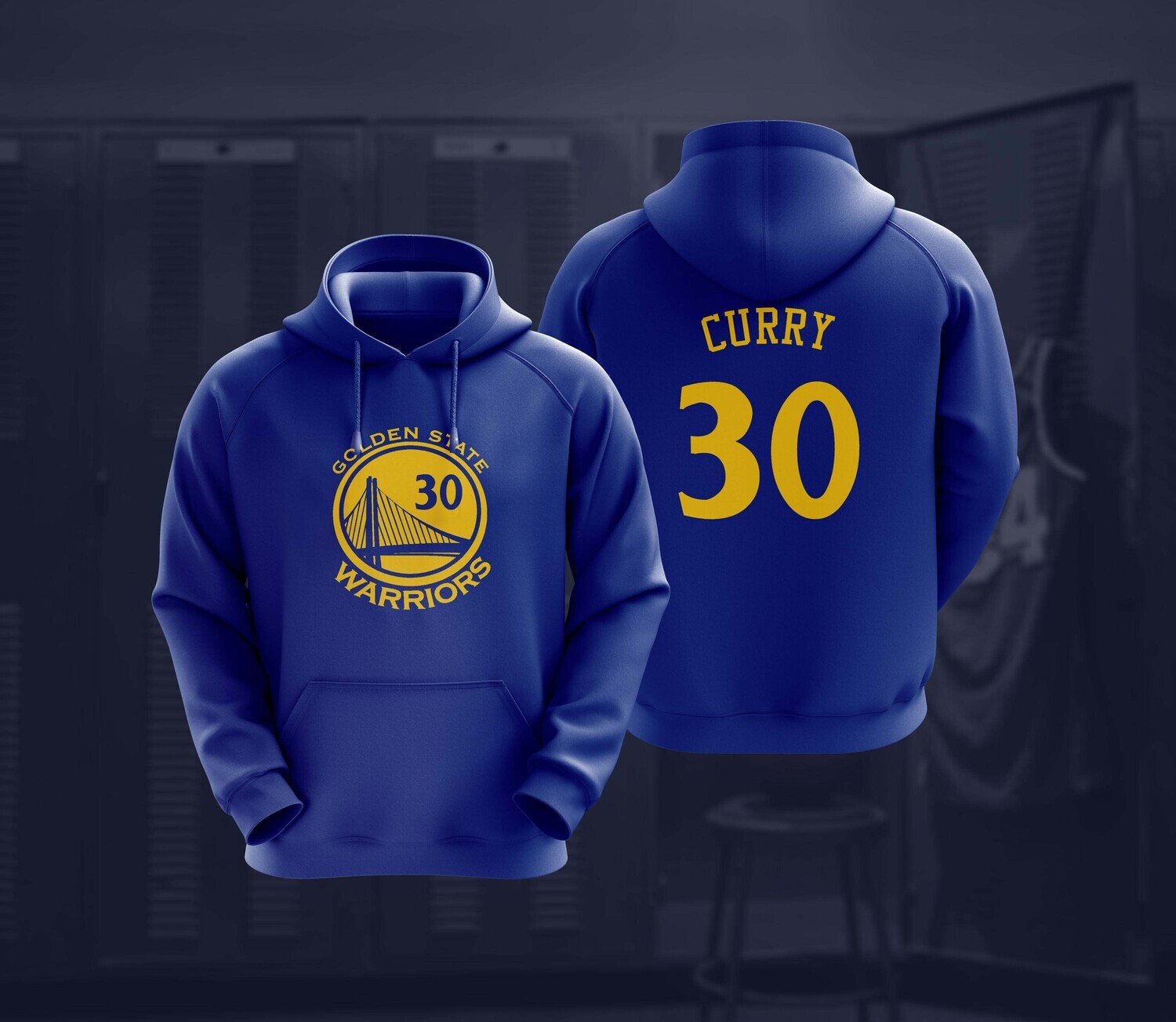 Curry blue  hoodie