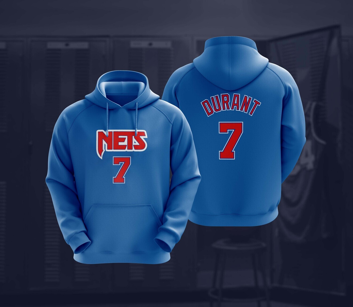 Durant nets blue hoodie