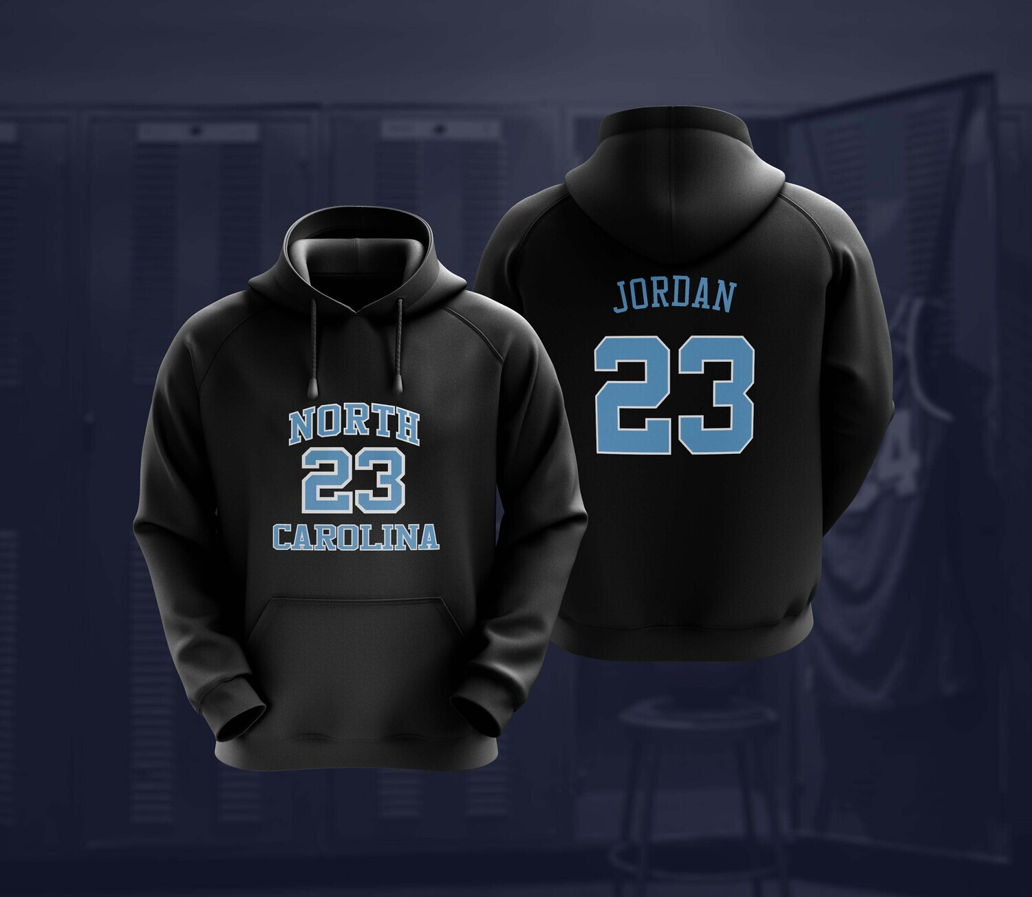 MIchael north black  hoodie