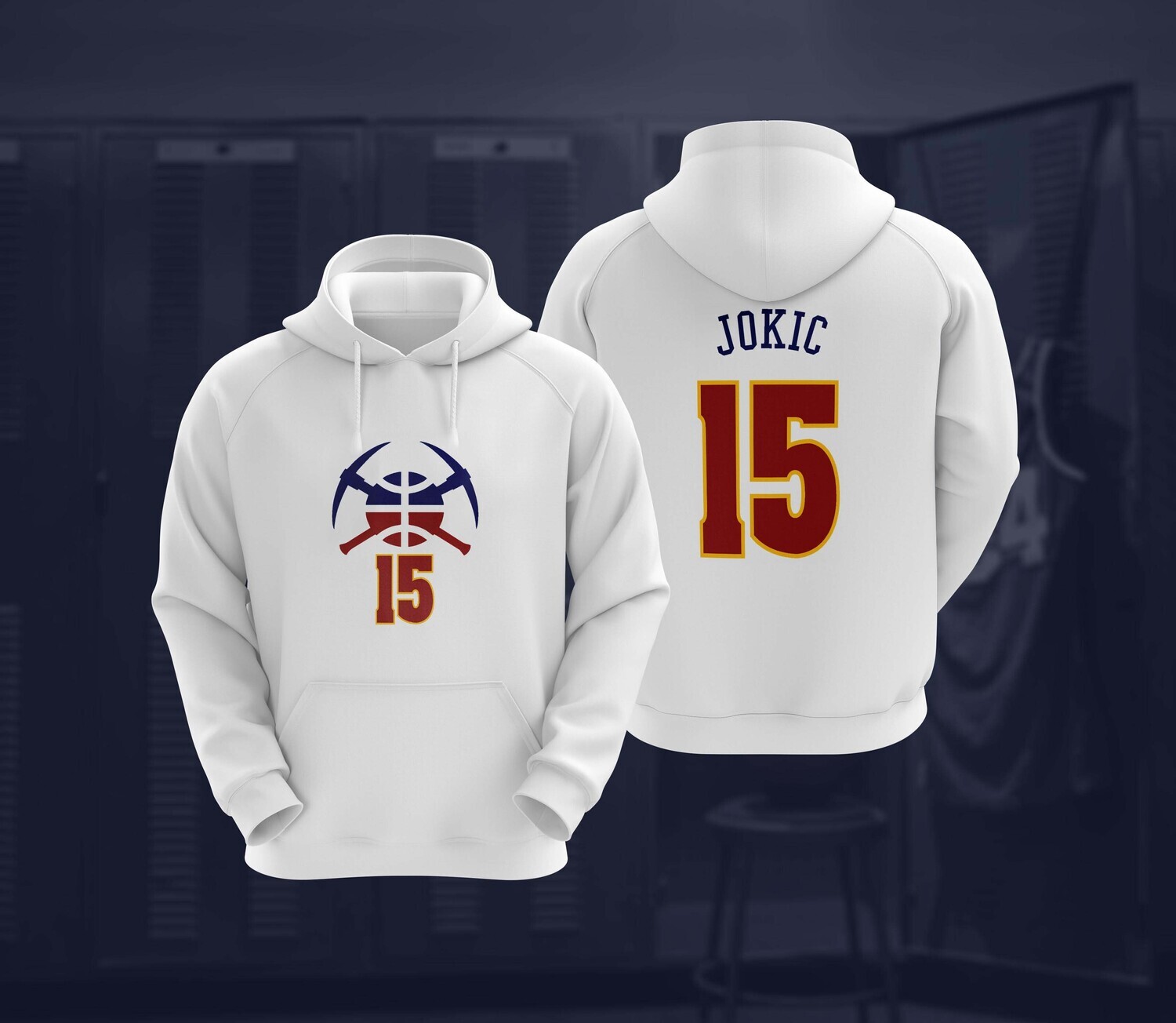 Jokic white hoodie