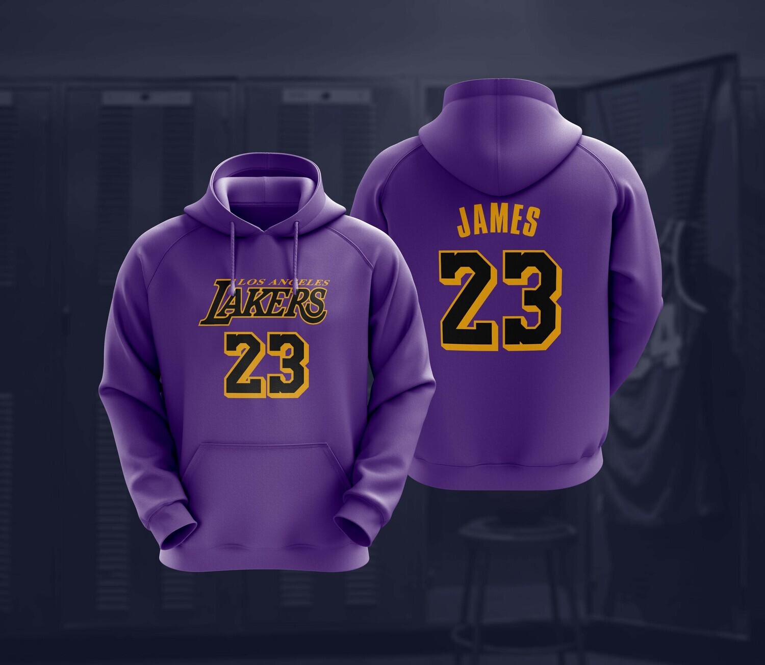 Bron purple hoodie