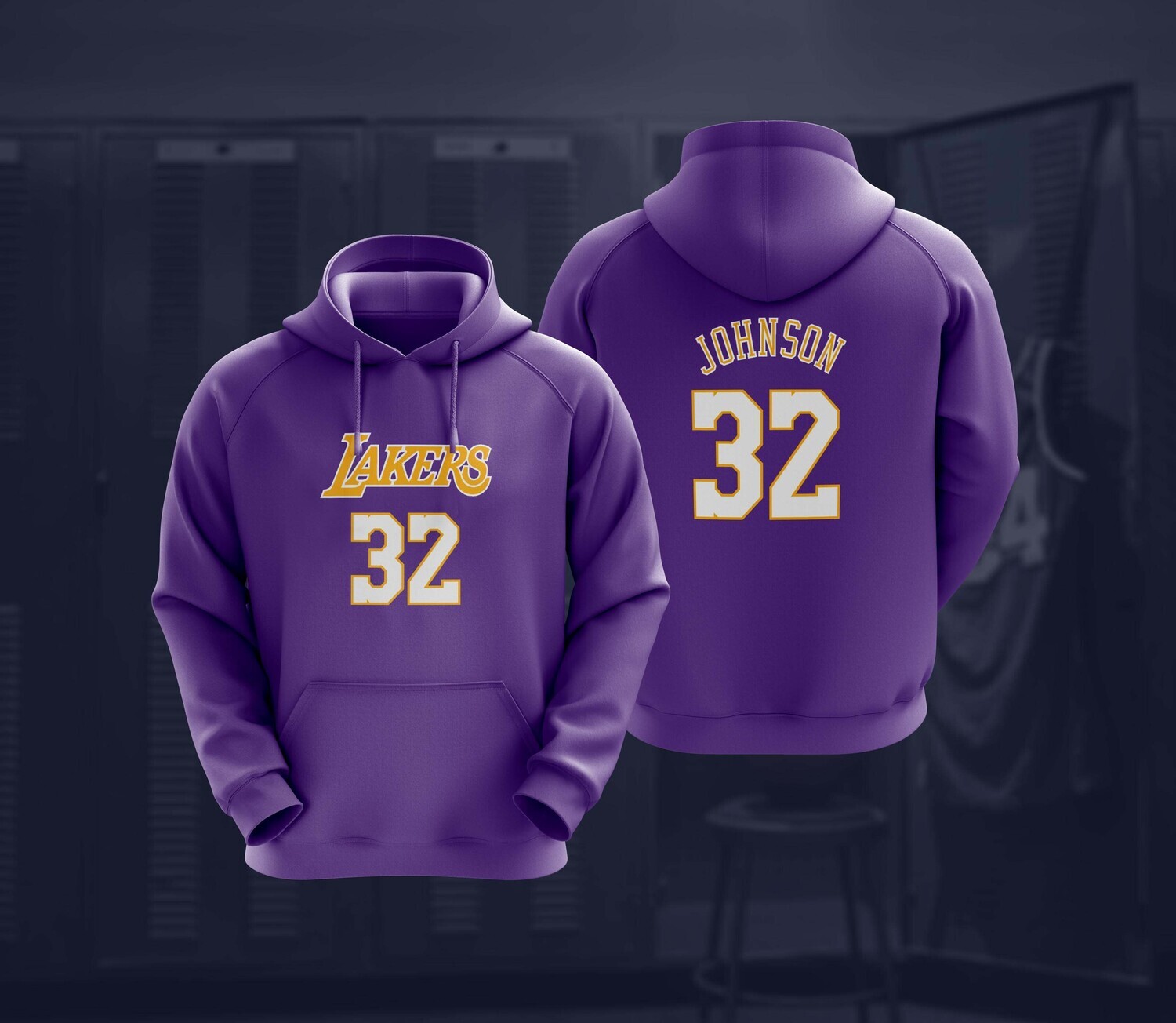Johnson lakers purple hoodie