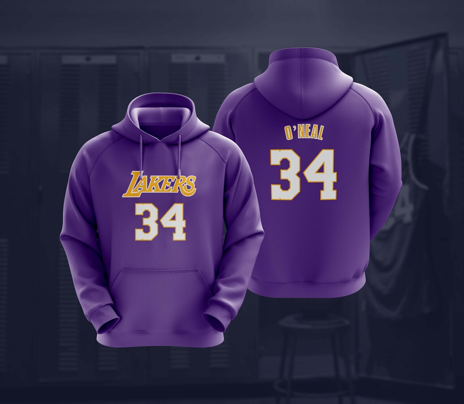 Oneal lakers purple hoodie
