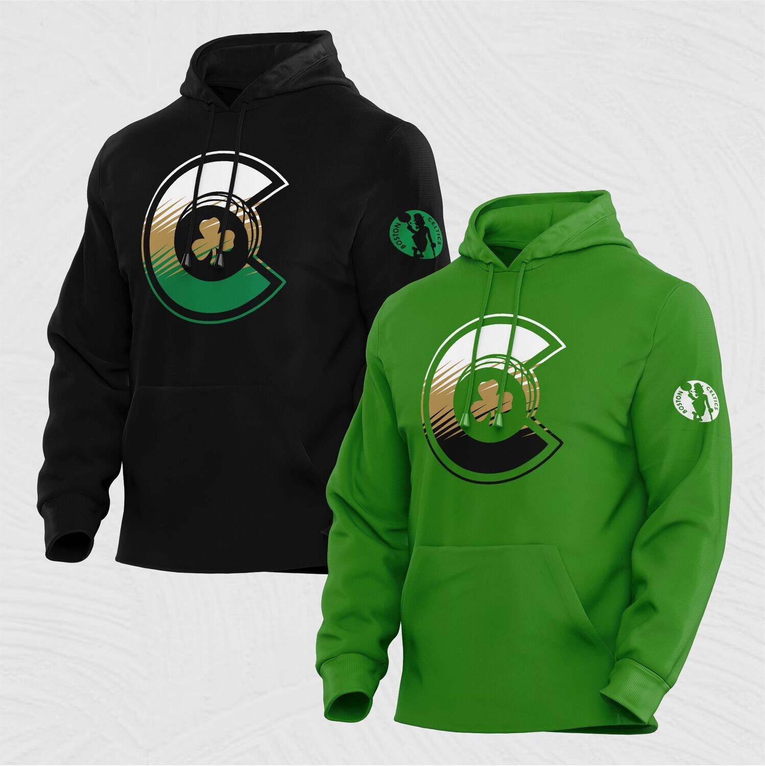 Βoston fade c hoodies