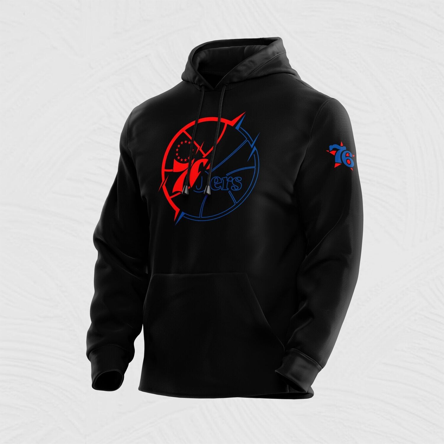Philadelphia 76ers half hoodies
