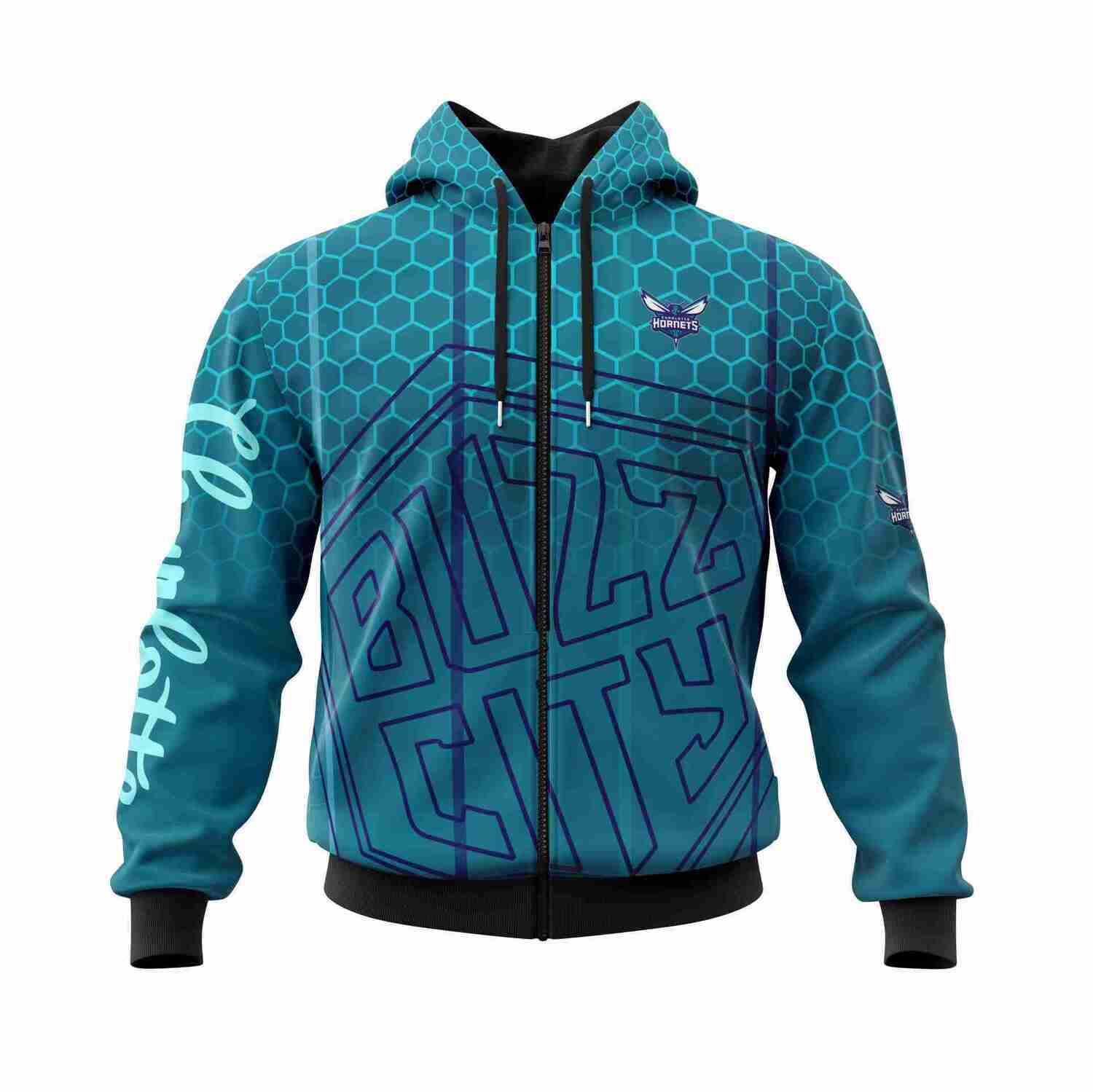 buzz city  full zip hoodie
