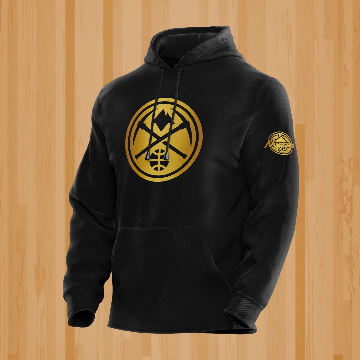 Denver gold black hoodie