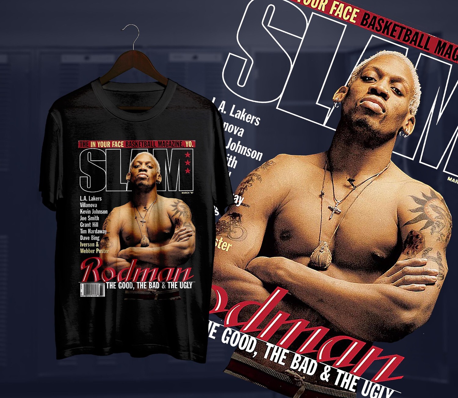 rodman Slam t-shirt