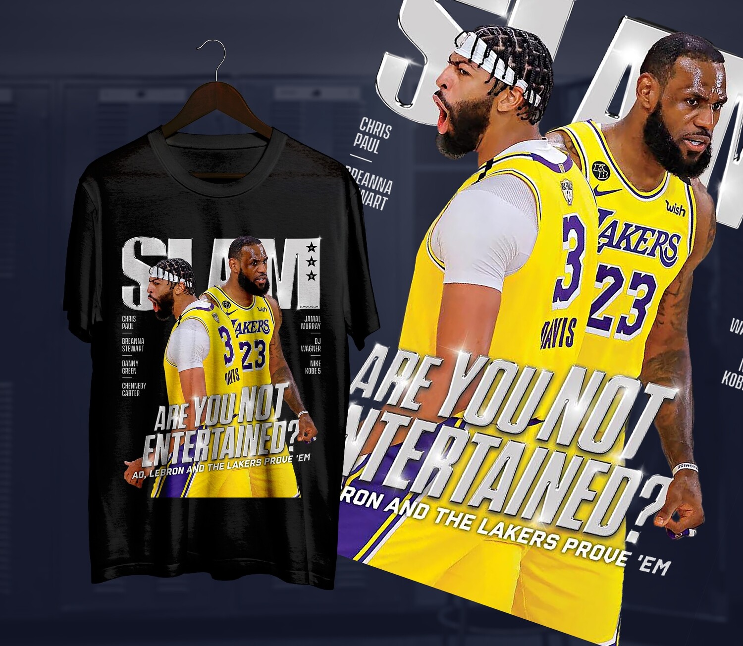 Ad & Bron Slam t-shirt