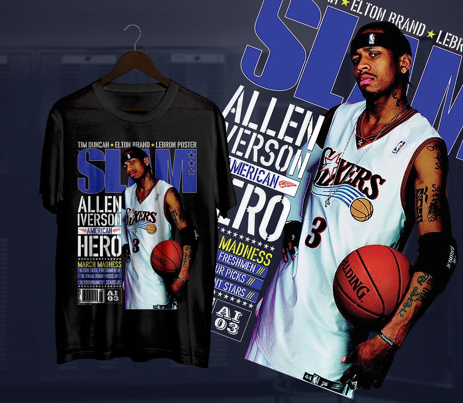 Iverson hero Slam t-shirt