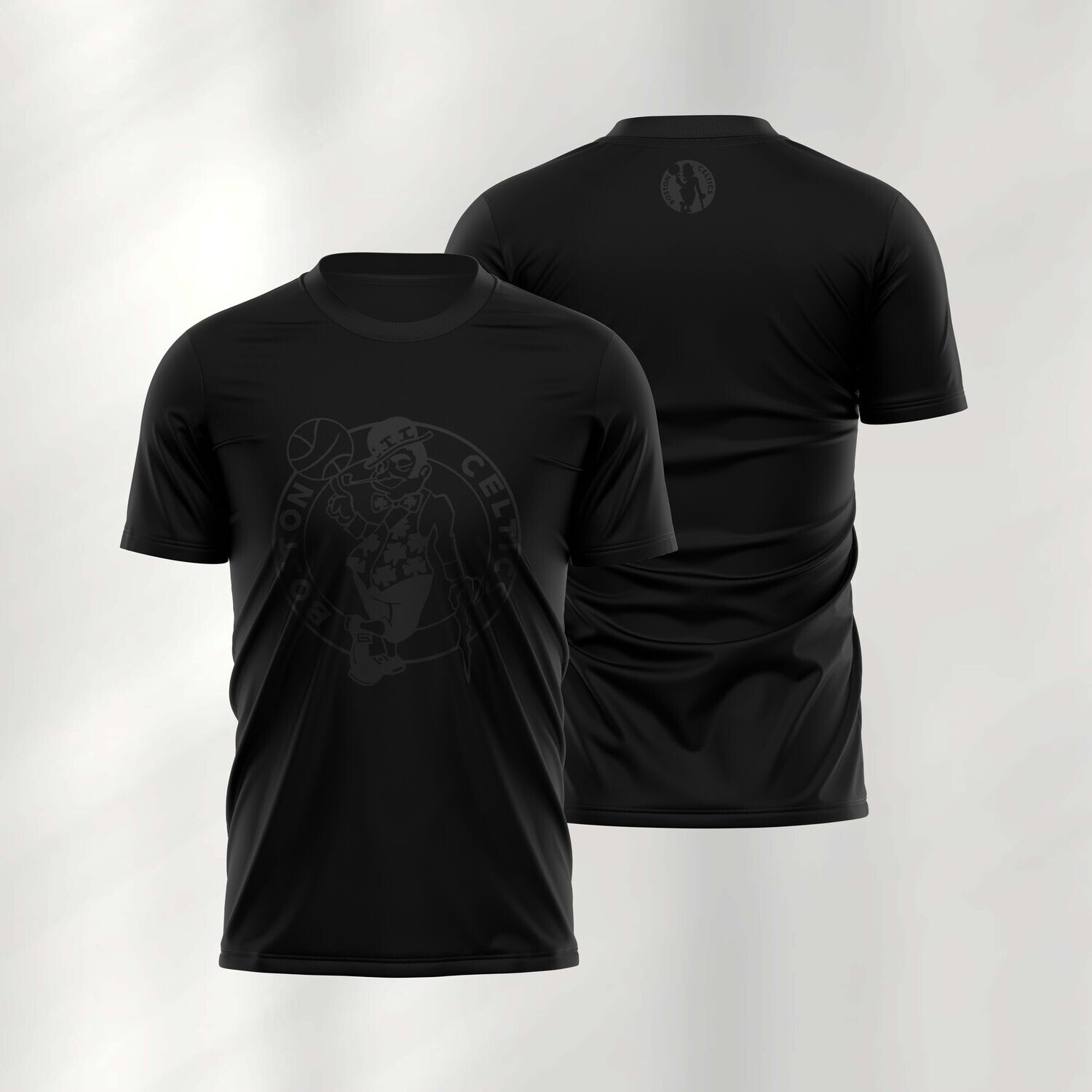 Boston total black t-shirt