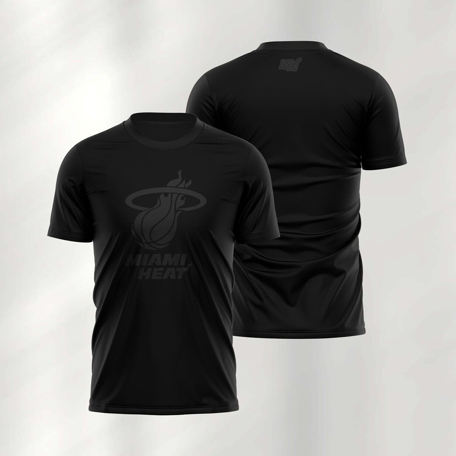 Miami total black t-shirt