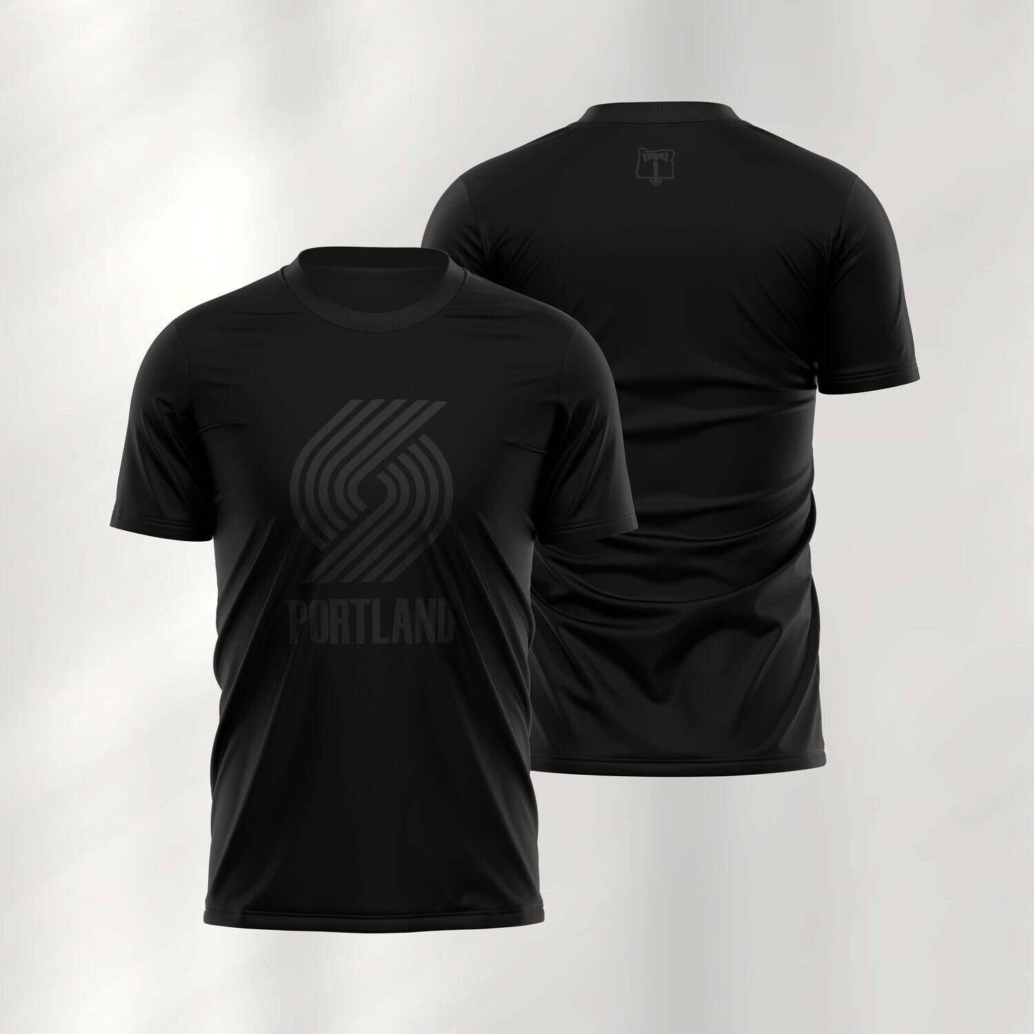 Portland total black t-shirt