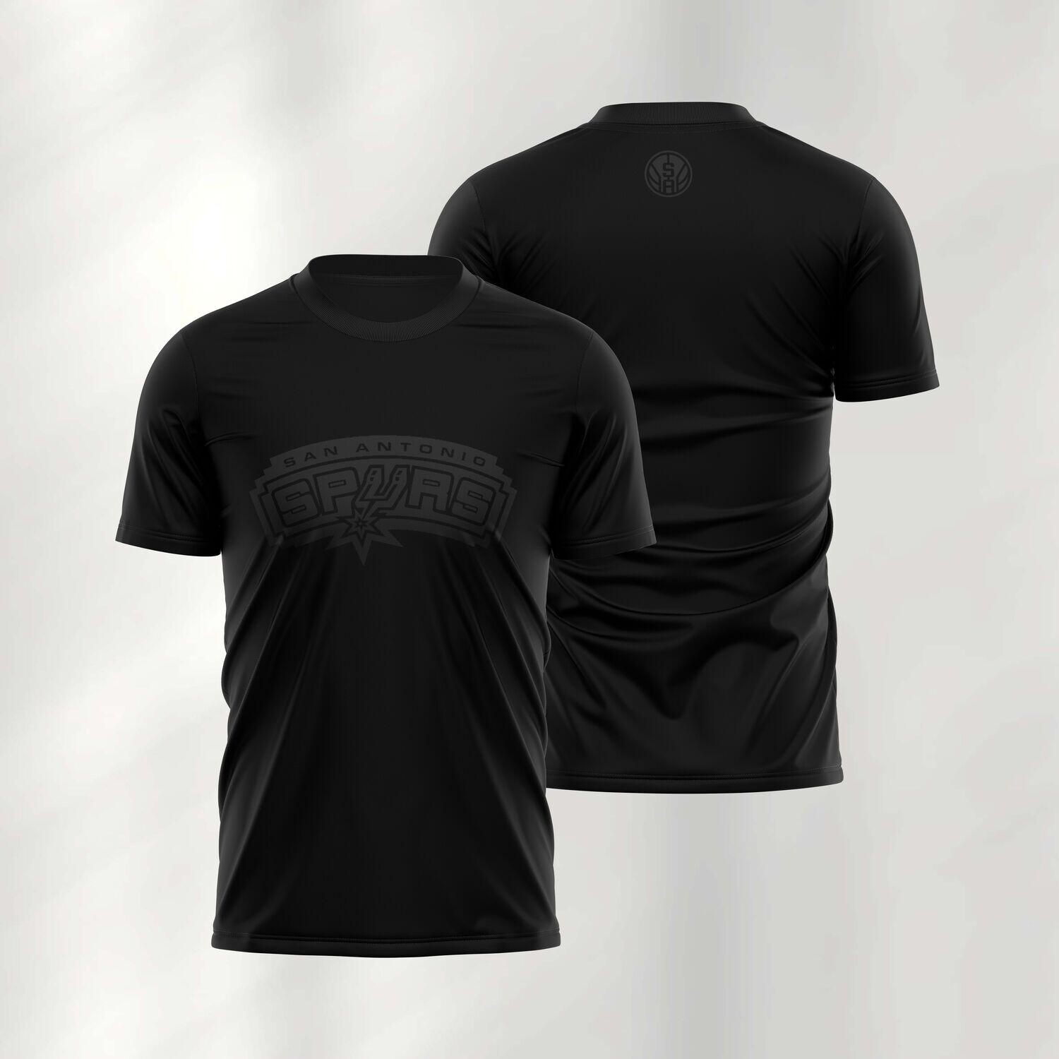 San antonio total black t-shirt