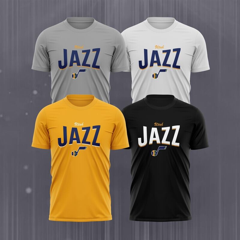 utah jazz letters  t-shirts