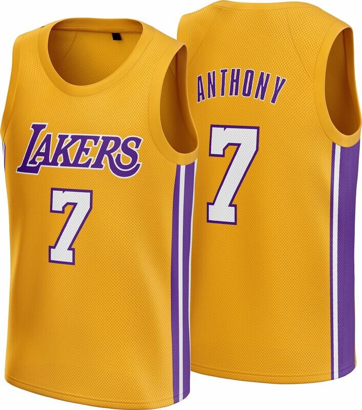 Anthony Lakers yellow Jersey
