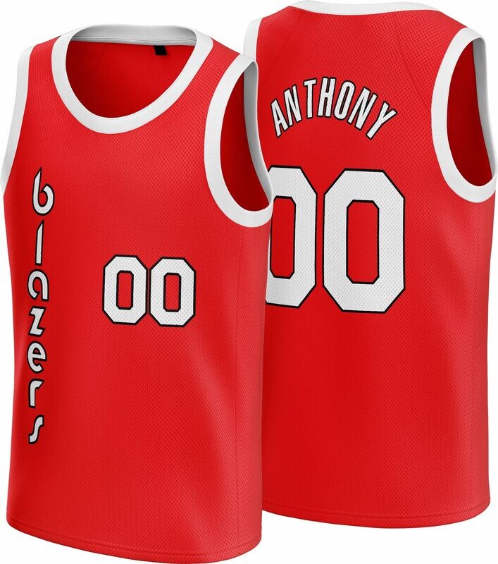 Carmelo Anthony Red Jersey