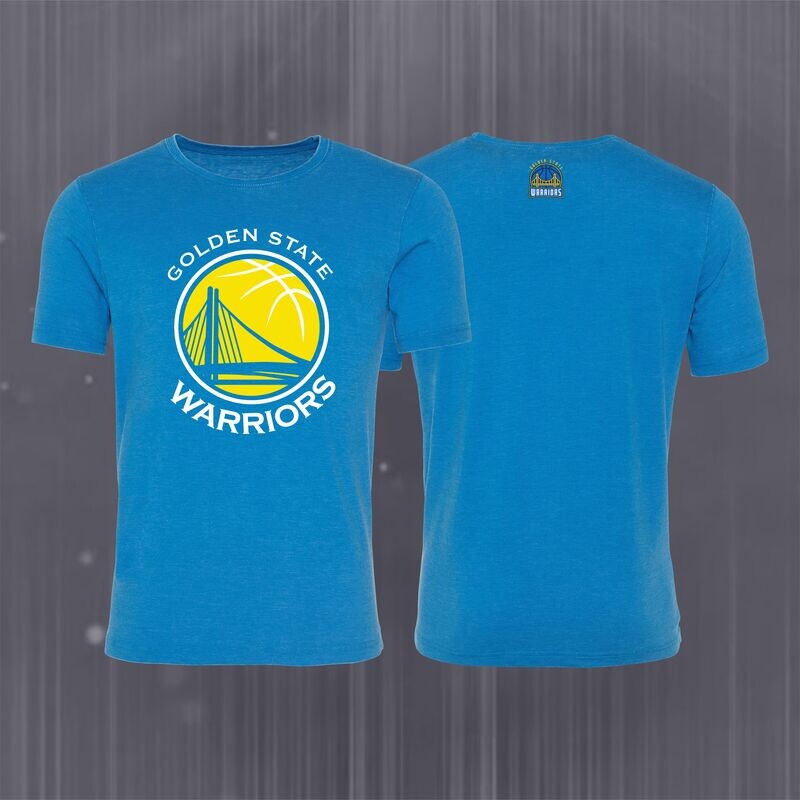 golden state washed blue t-shirt