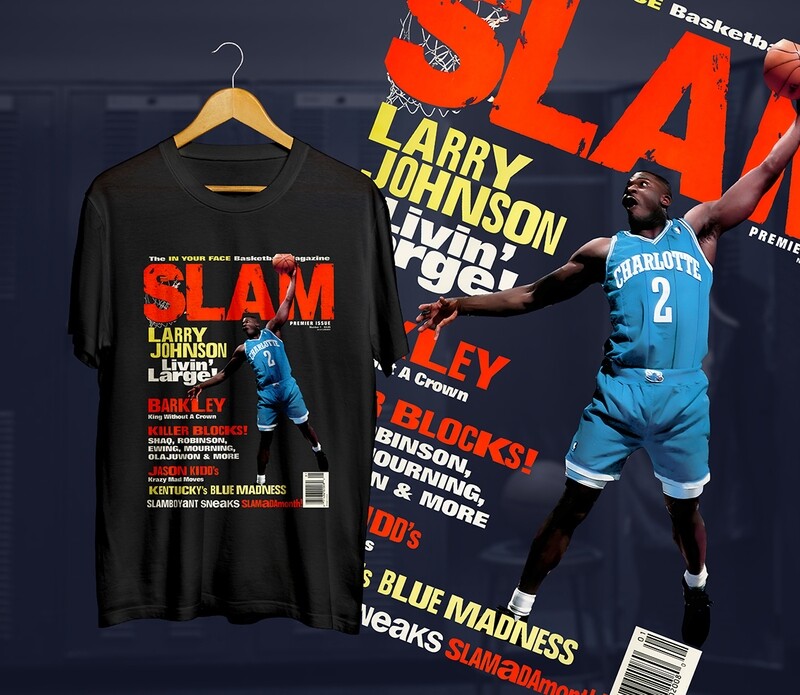 Larry Johnson slam t-shirt