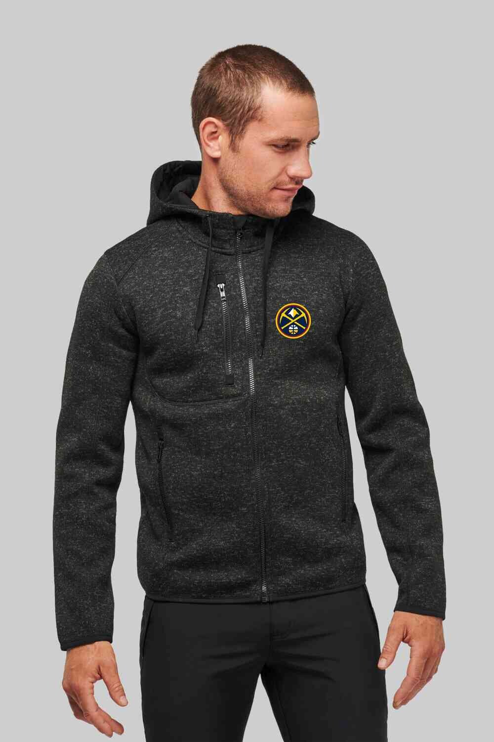 denver heather full zip jacket