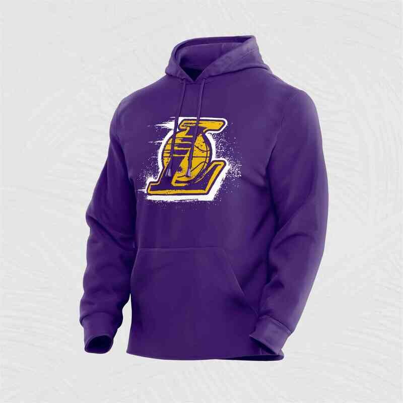 Lakers purple dryfit Hoodie