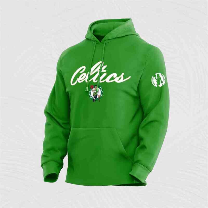 Celtics calligraphy dryfit Hoodies