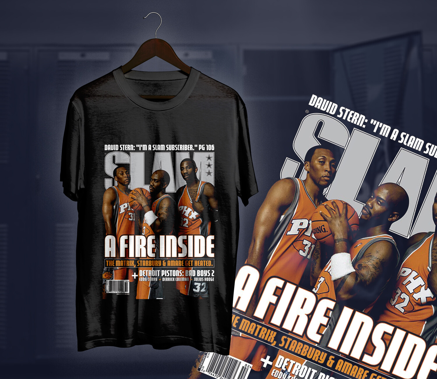 fire inside Slam t-shirt