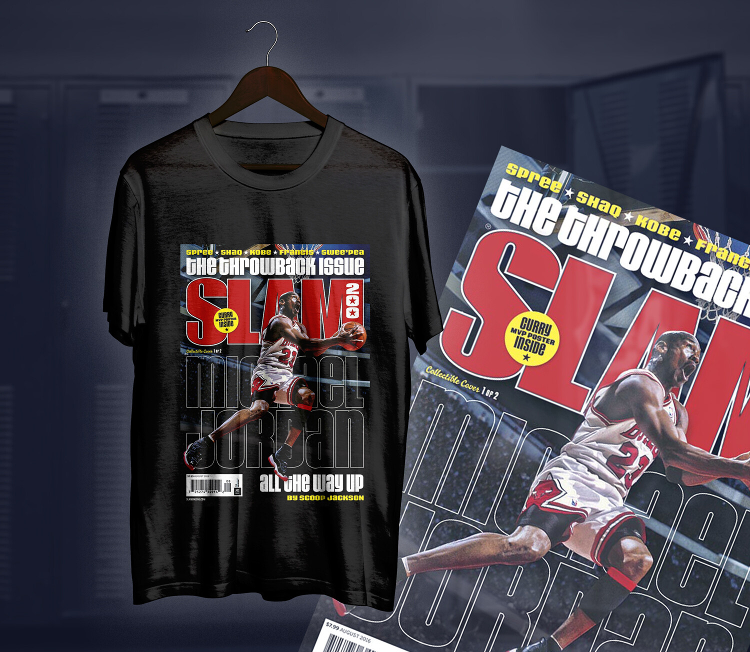 michael all the way up Slam t-shirt