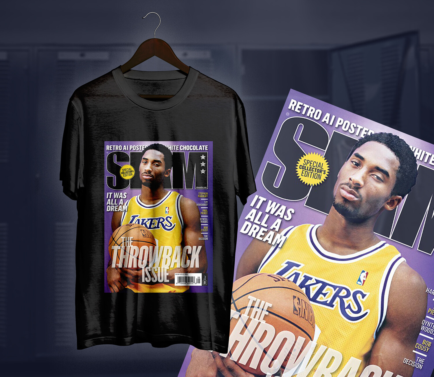 Kobe throwback Slam t-shirt