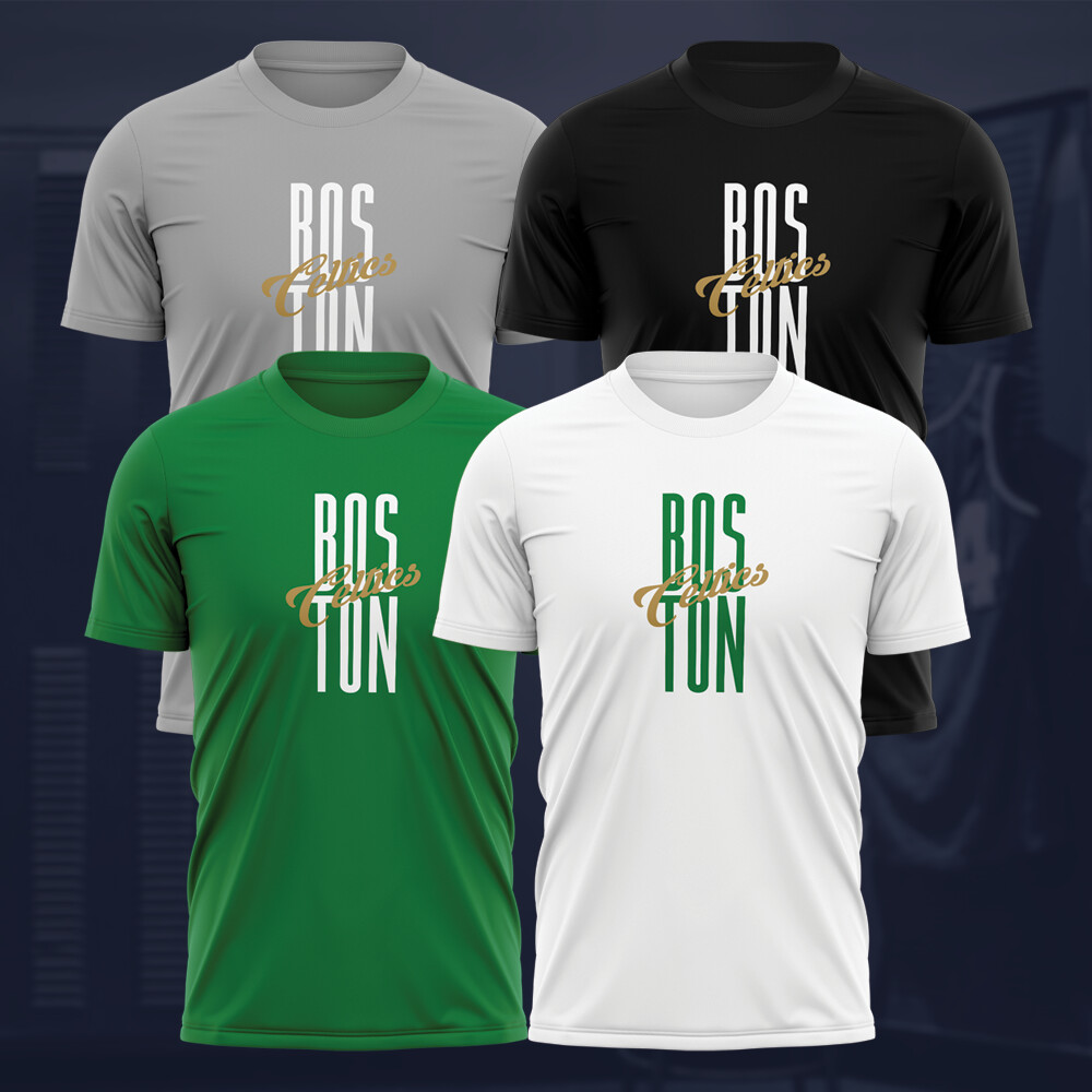 Boston letters t-shirts