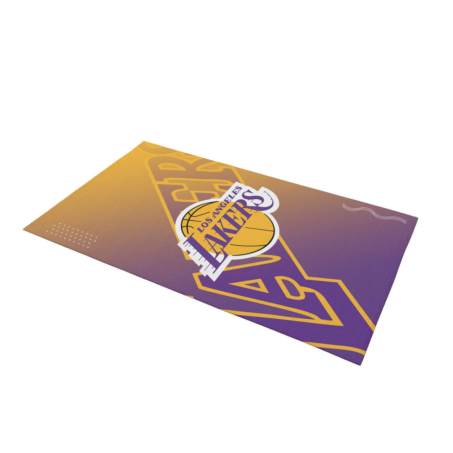 Los angeles lakers beach towel