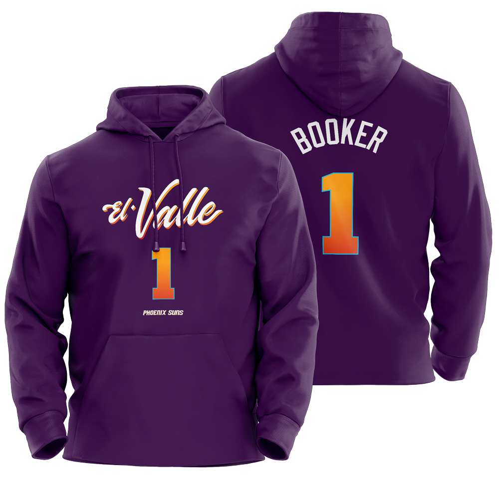 Booker city the valley purple hoodie