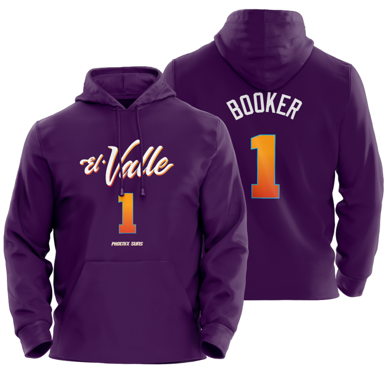 Booker city the valley purple hoodie