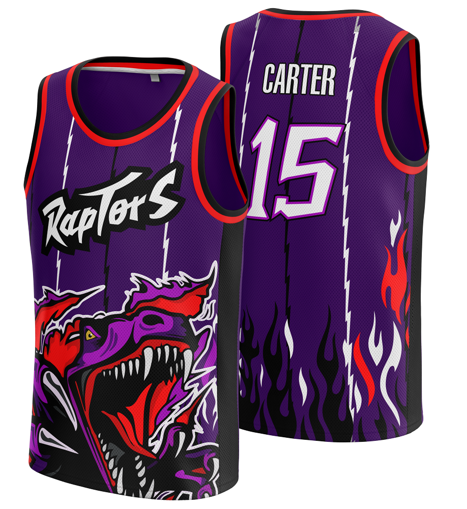 Carter raptors custom jersey
