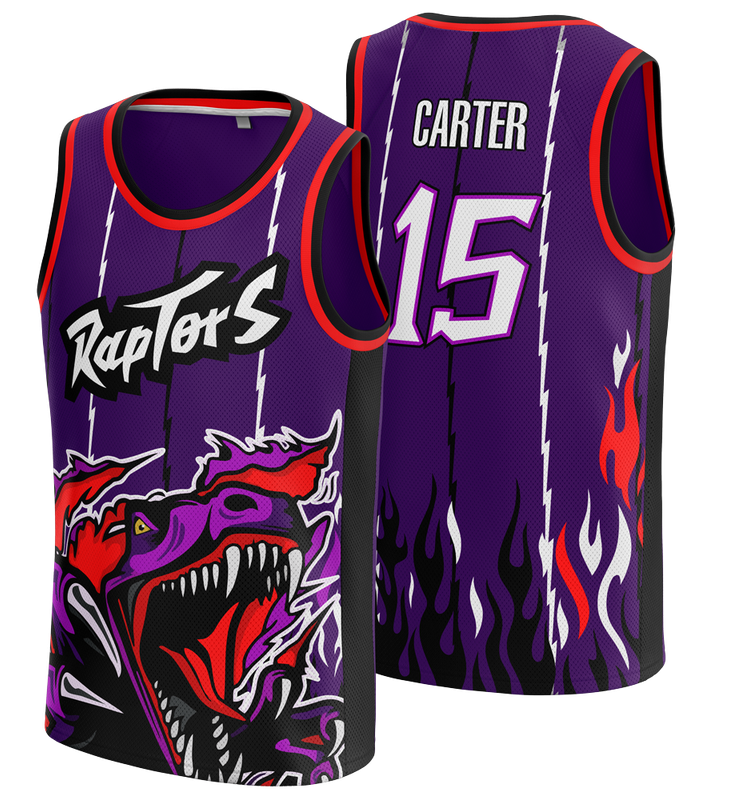 Carter raptors custom jersey
