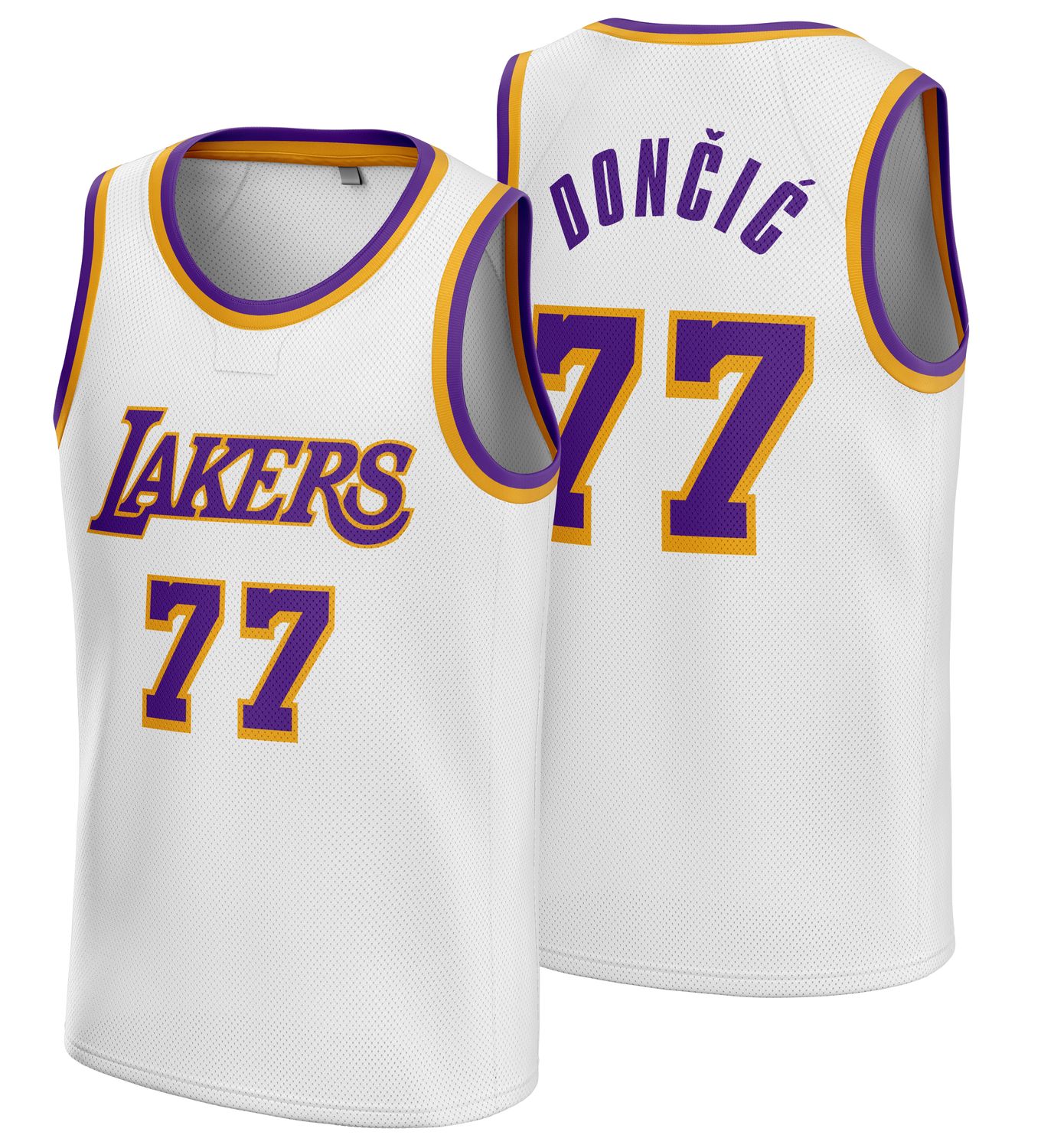 Doncic Lakers white