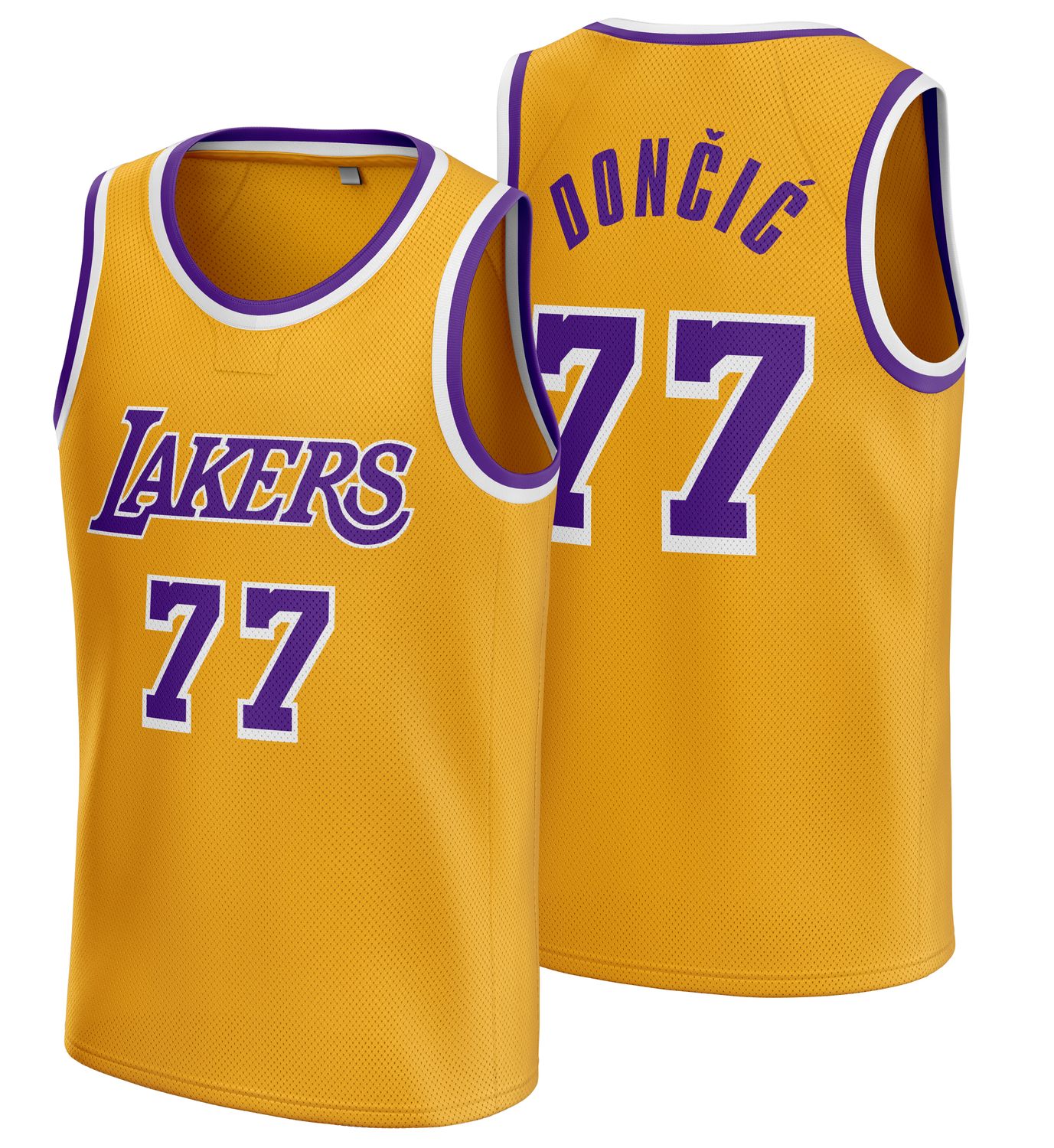 Doncic Lakers yellow