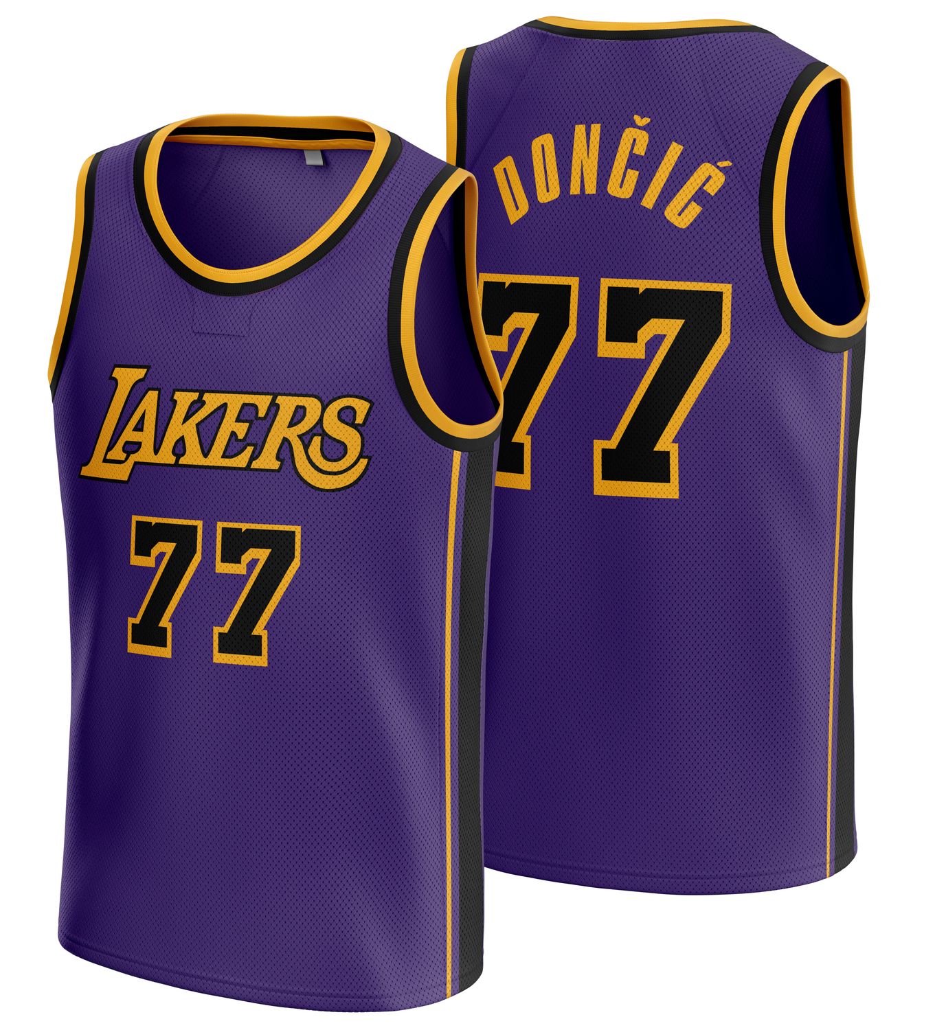 Doncic Lakers purple