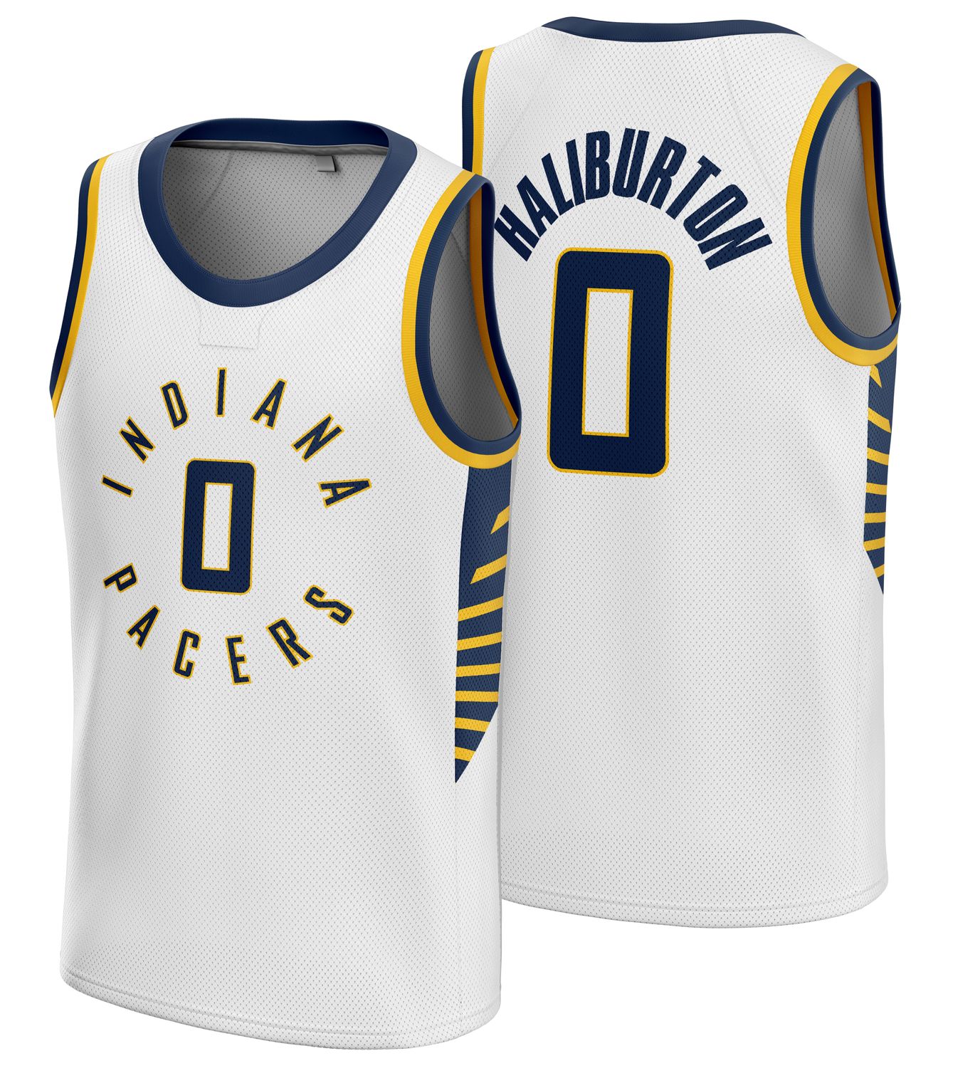Haliburton white jersey