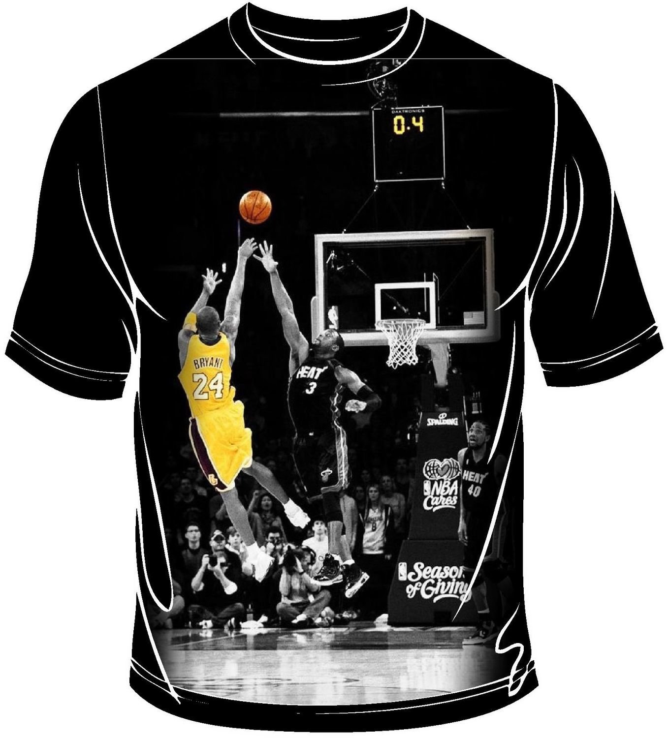Kobe shooting full print t-shirt Kobe shooting full print t-shirt